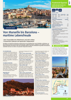 Von Marseille bis Barcelona – maritime
