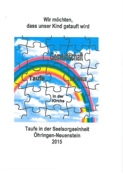 ir m&ouml;chten, dass unser Kind getauft wird