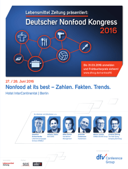 Deutscher Nonfood Kongress 2016