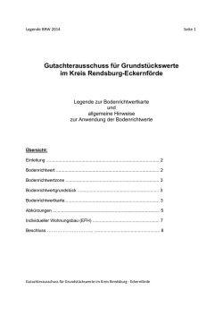 Gutachterausschuss f&uuml;r Grundst&uuml;ckswerte im Kreis Rendsburg