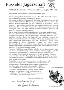 weiterlesen - Kasseler Jägerschaft