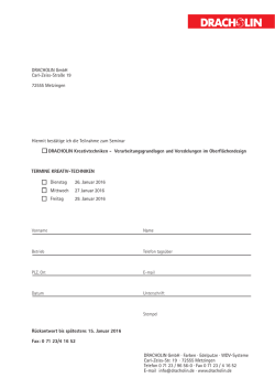 Hiermit best&auml;tige ich die Teilnahme zum Seminar DRACHOLIN