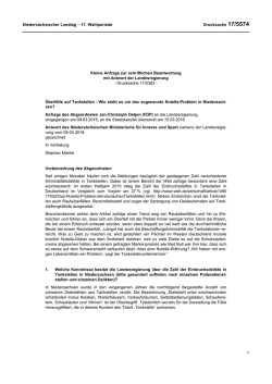 Drucksachen allgemein - Nieders&auml;chsischer Landtag