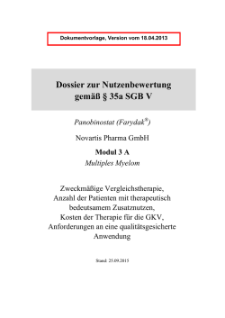 Modul 3 - Gemeinsamer Bundesausschuss