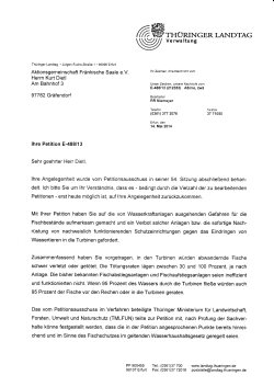 Antwort zur Petition Thüringen_14_05_2014