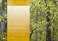 Frühlings erwachen