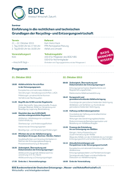 Einf&uuml;hrung in die rechtlichen und technischen Grundlagen