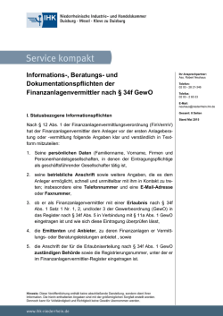 Informations-, Beratungs - Niederrheinische IHK Duisburg