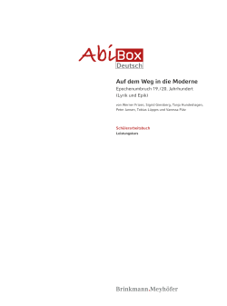 Deutsch - Was ist eine Abi-Box?