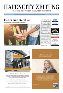Helfer sind startklar