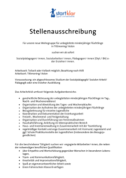 Interne Stellenausschreibung
