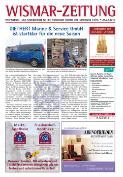 DIETHERT Marine & Service GmbH ist startklar f&uuml;r die neue Saison