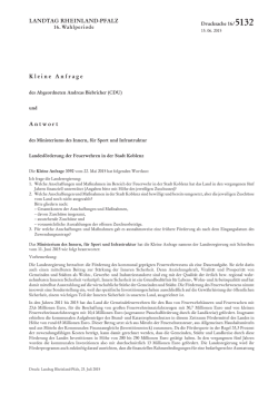 Kleine Anfrage Antwort