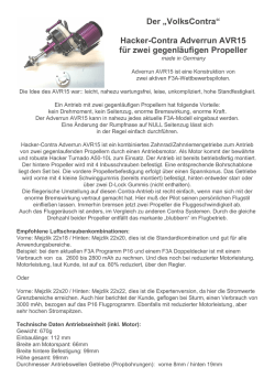 Der „VolksContra“ Hacker-Contra Adverrun AVR15 für zwei