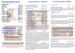 Laden Sie die Liste mit den Behandlungen