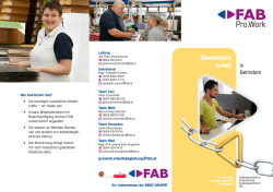 Geschützte Arbeit