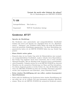Genderstar JETZT - 44. Bundeskongress der GRÜNEN JUGEND in