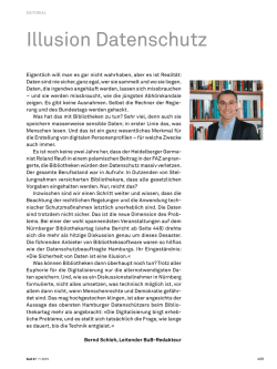 Illusion Datenschutz