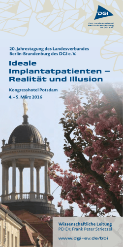Ideale Implantat patienten – Realität und Illusion