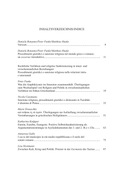 inhaltsverzeichnis/indice