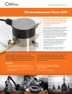 Ölzustandssensor Micro-ESR