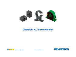 Übersicht AC-Stromwandler