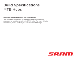 MTB Hubs Build Specification