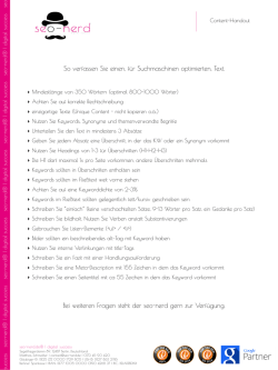 Handout SEO Texte schreiben downloaden - seo-nerd
