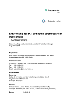 PDF: 92 KB - Fraunhofer IZM