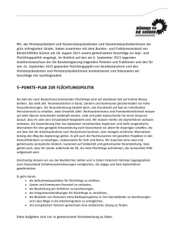 5-punkte-plan zur flüchtlingspolitik