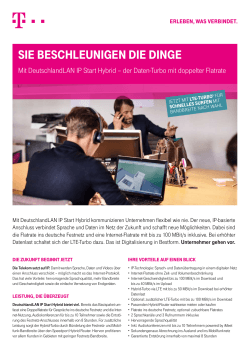 Produktblatt DeutschlandLAN IP Start Hybrid