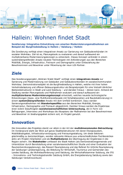 Hallein: Wohnen findet Stadt