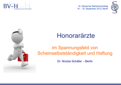 im Spannungsfeld von Scheinselbstst&auml;ndigkeit und Haftung