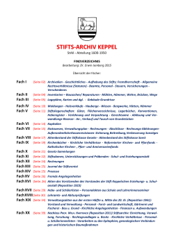 STIFTS-ARCHIV KEPPEL