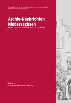 Archiv-Nachrichten Niedersachsen