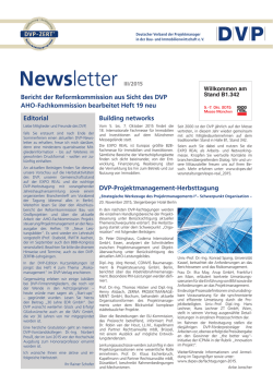 DVP-Newsletter III/2015