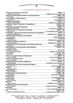 Unternehmerinnenliste - Unternehmerinnen