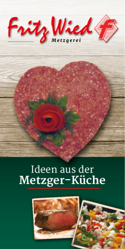 Metzger-Küche - Metzgerei Fritz Wied