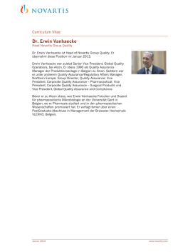 Dr. Erwin Vanhaecke