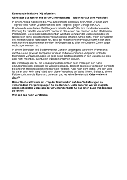 Zum Bericht - Kommunale Initiative Aschaffenburg
