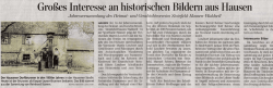 Jahresversammlung Nov 2015 Bildervortrag Hausen - Heimat