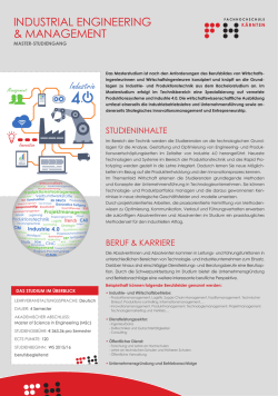 industrial engineering & management - FH
