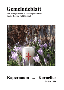 im M&auml;rz 2016 - kapernaum