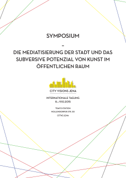 Das Programm zum Symposium