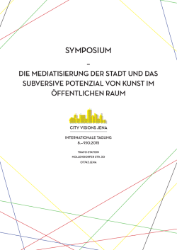 Das Programm zum Symposium