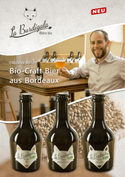 Bio-Craft Bier aus Bordeaux