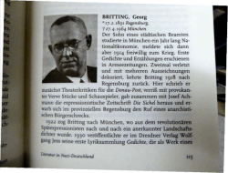 BRITIING. Georg t 27· 4· 1964 München Der Sohn