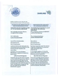 Page 1 Zertiflkat-Nr./Certificate no: DE...SL_GDP _2015_0001