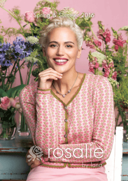 rosalie Katalog Frühjahr/ Sommer 2016