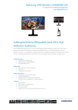 Samsung UHD-Monitor U24E850R LED Außergewöhnliche